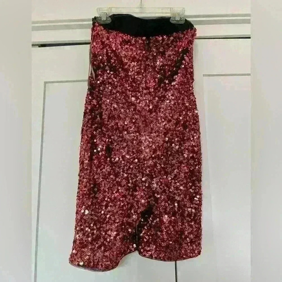Aidan Aidan Mattox Strapless Sequin Romper. Size 0. NWT - Picture 6 of 8